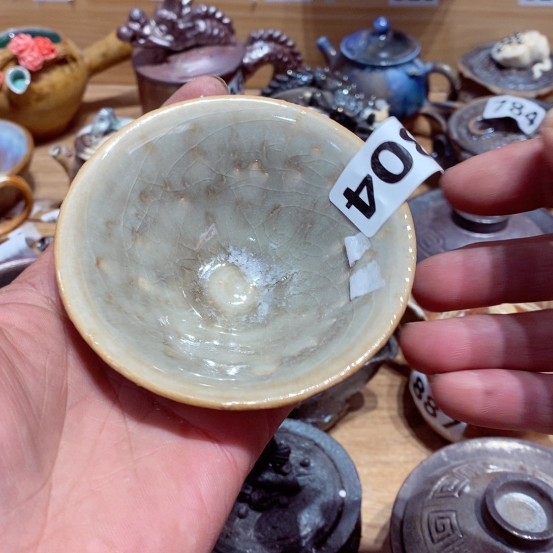 柴烧茶具陶瓷杯子