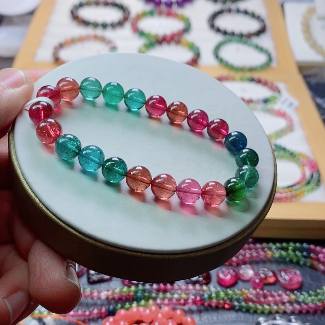 碧玺手链未镶嵌碧玺