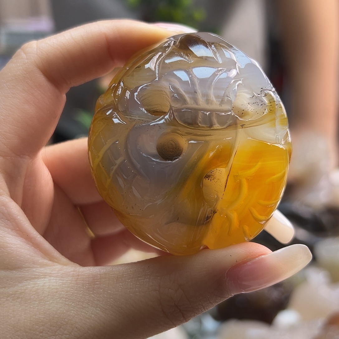 玛瑙/玉髓未镶嵌吊坠(不含链)