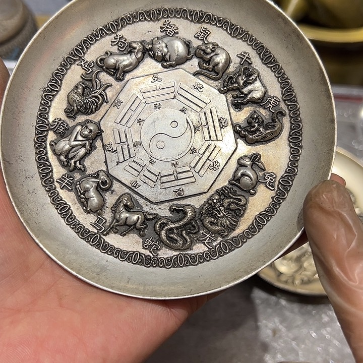 玩**恭微瑕疵黄铜摆件工艺品