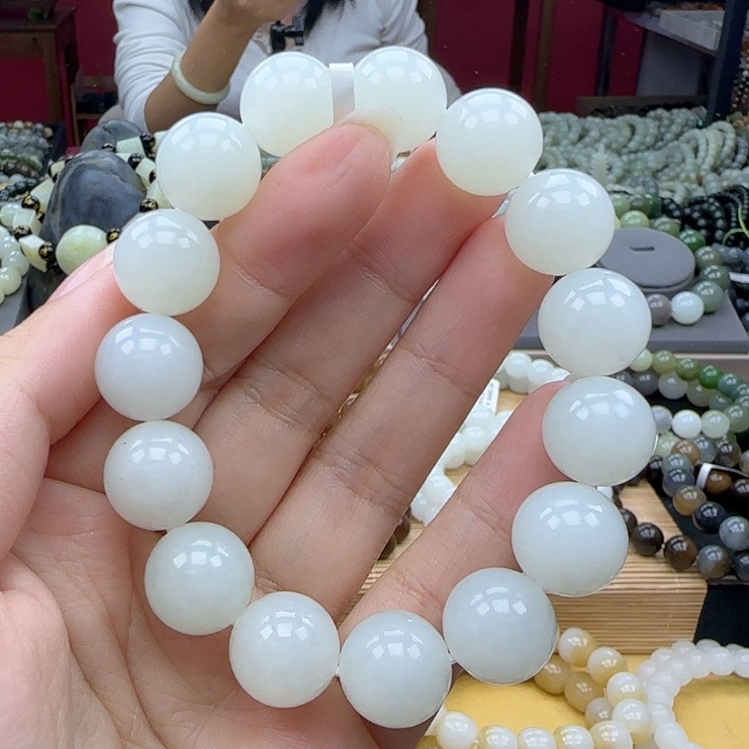 和田玉手链未镶嵌