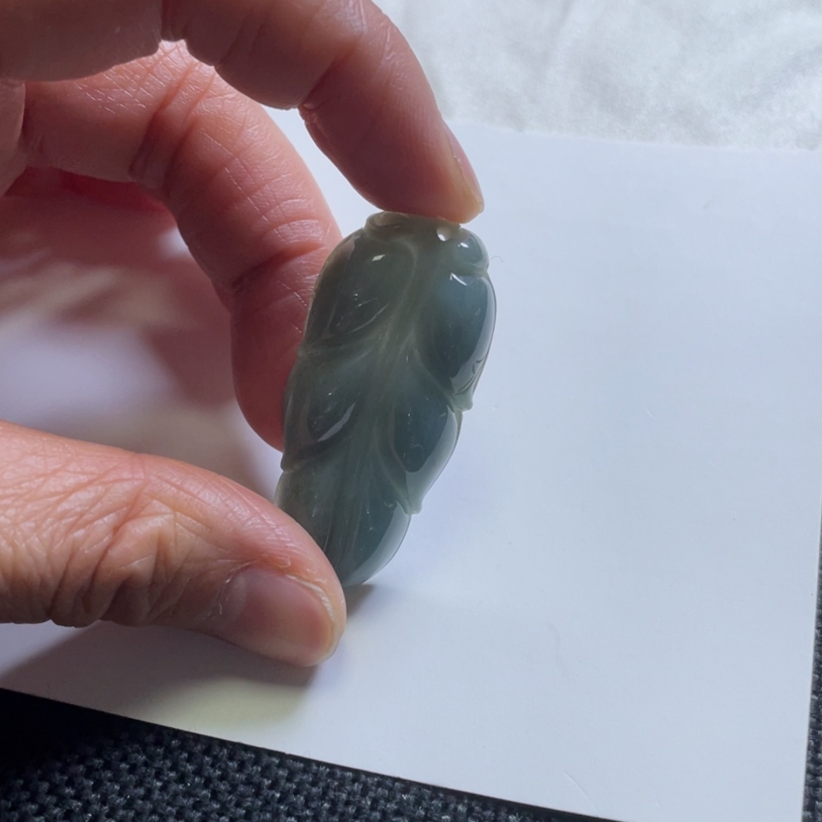 【闪购商品】定制翡翠未镶嵌缅甸翡翠老蓝水金枝玉叶