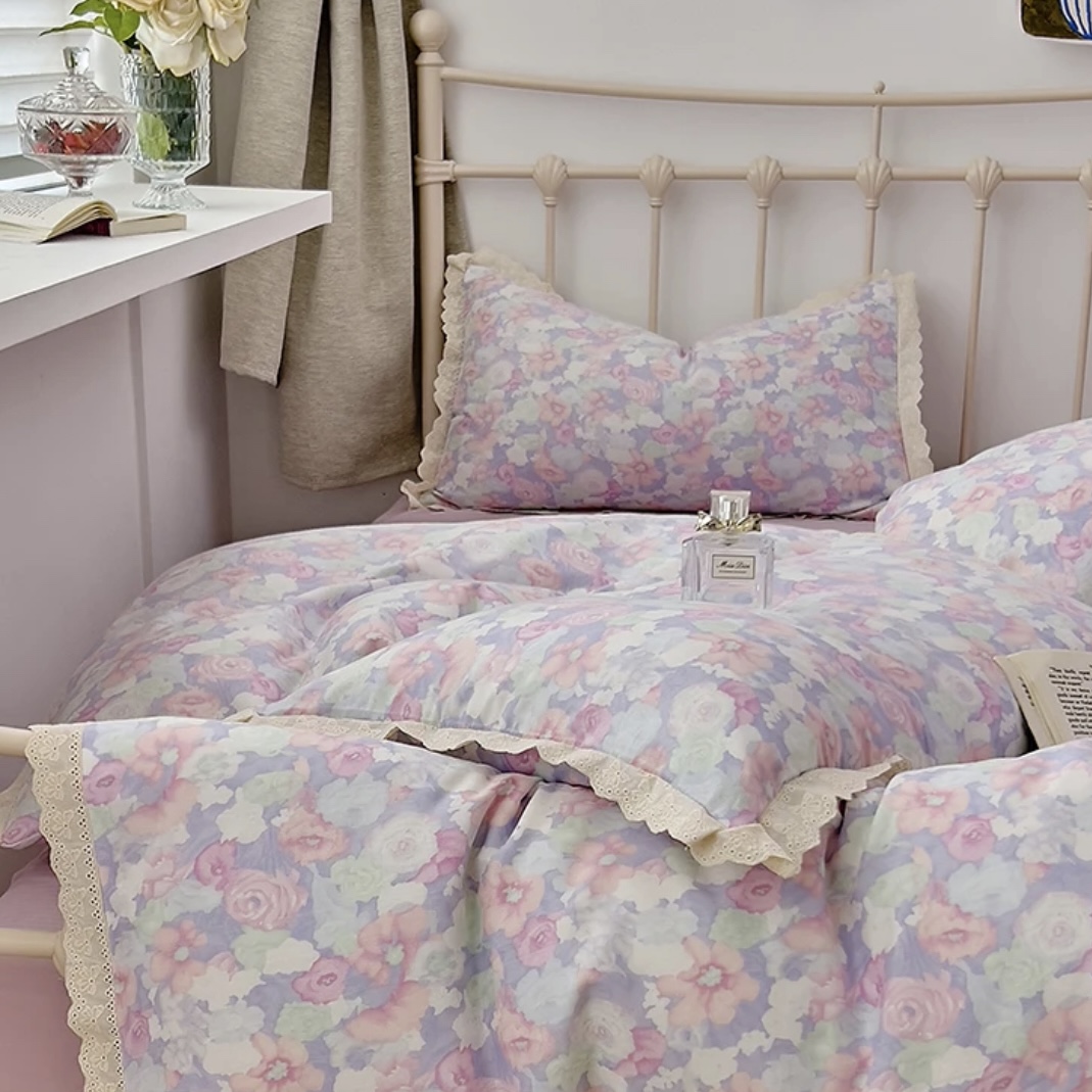 【里德油画纯棉夏凉被】200*230四季柔软透气纯棉夏凉春秋被