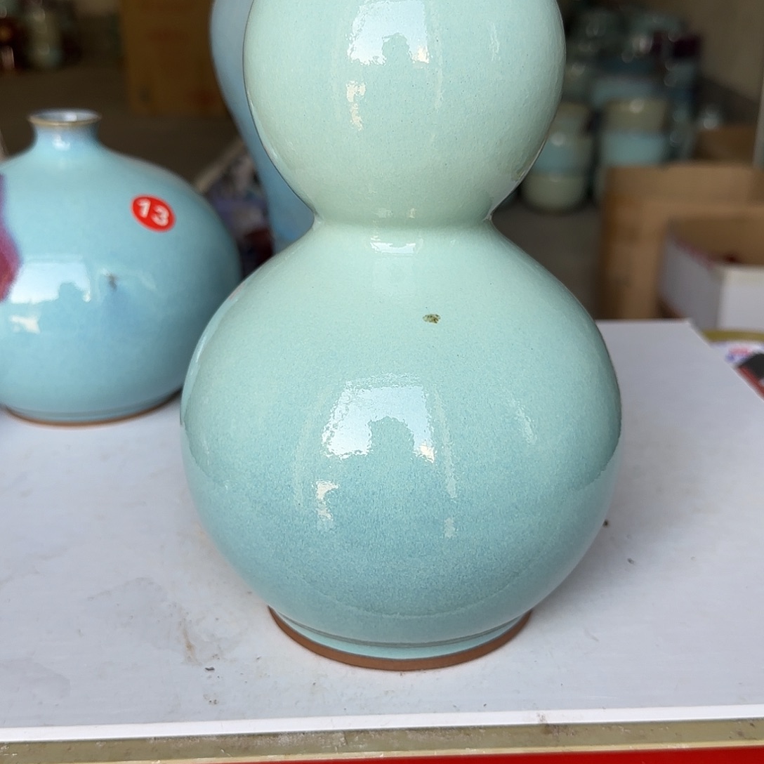 陶摆件郑家钧窑摆件微