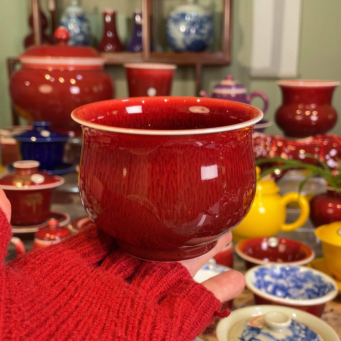 清欢雅玩原矿郎红福利杯