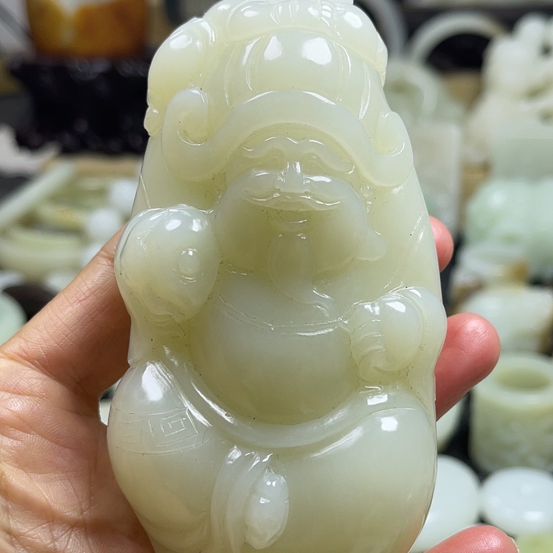 加***）和田玉（糖玉）未镶嵌挂件