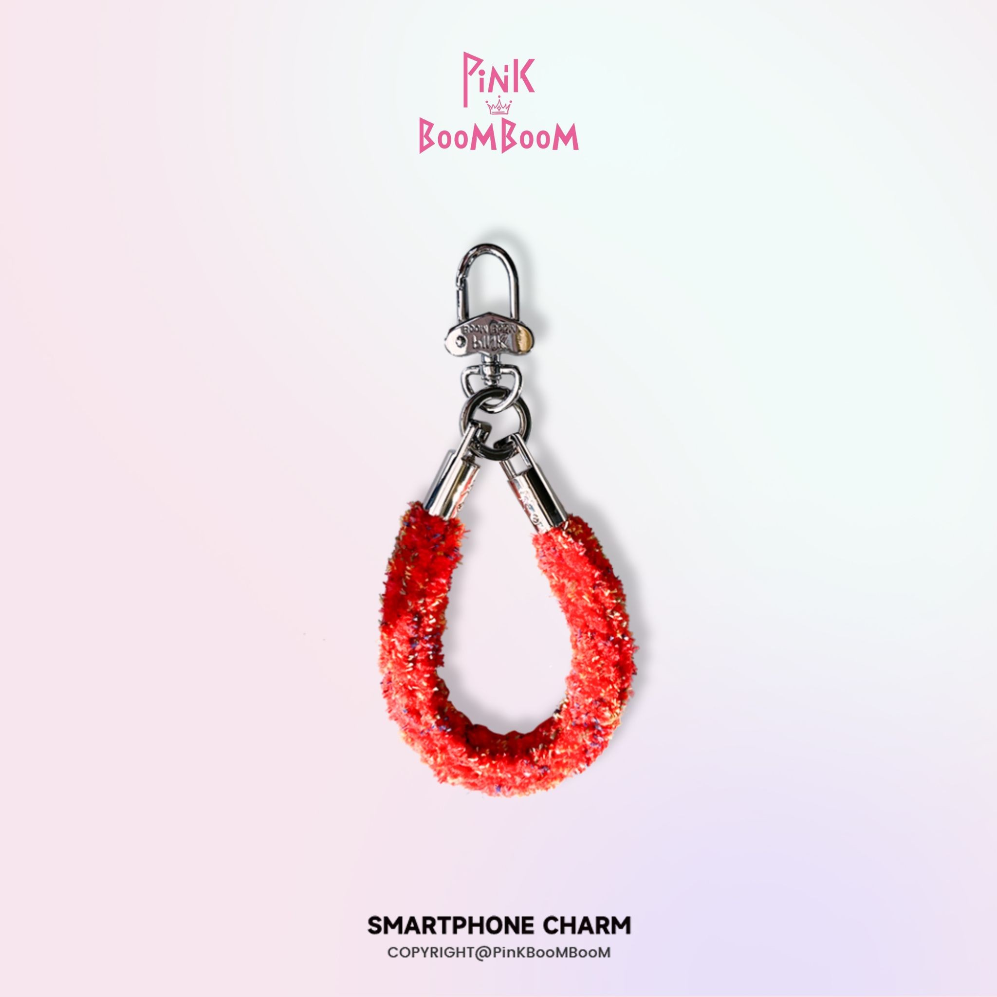 PinKBooM原创小猫咪系列10mm毛绒短绳手腕防丢防盗挂饰相机钥匙扣