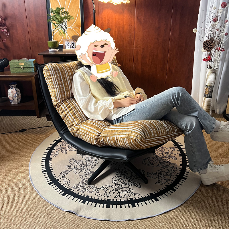 东林记懒人沙发单人旋转三挡调节客厅阳台懒人沙发座椅