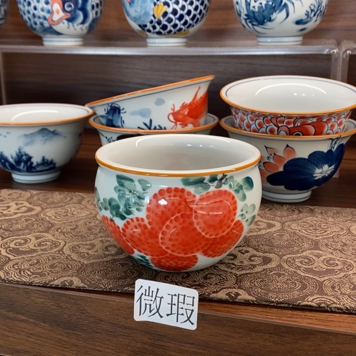 釉下老陶泥手工绘制