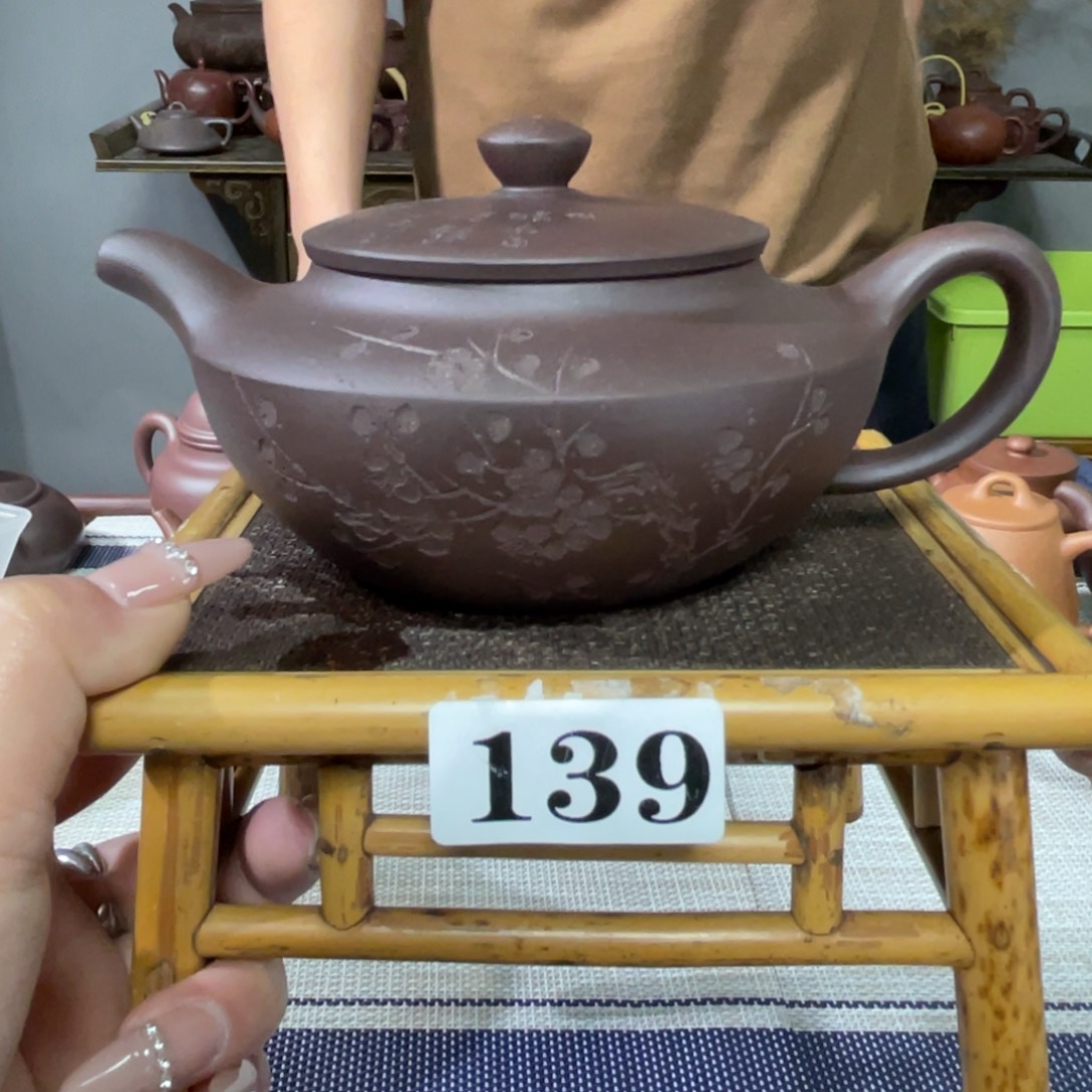 紫砂茶杯宜兴原矿紫砂精品手工