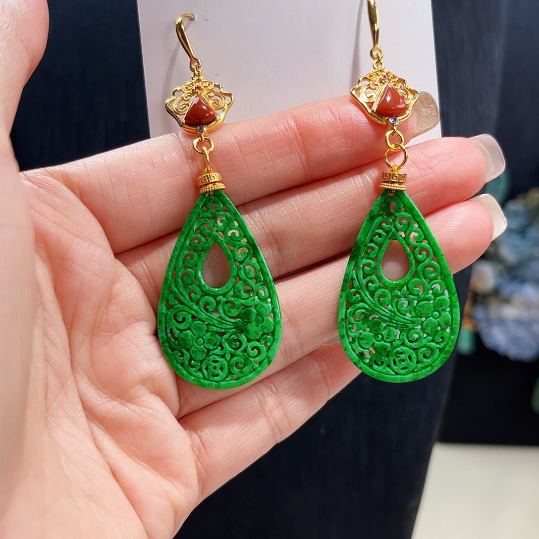 【闪购商品】翡翠耳饰未镶嵌福利