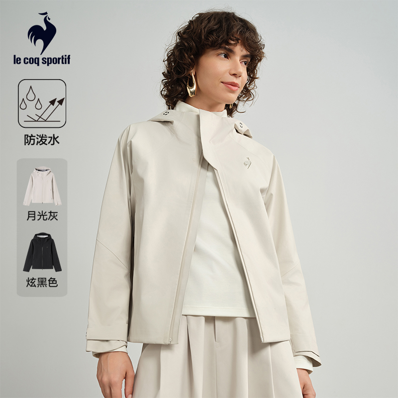 【金标】乐卡克法国公鸡25年秋冬女款时尚外套简约舒适L253WCNDJK05