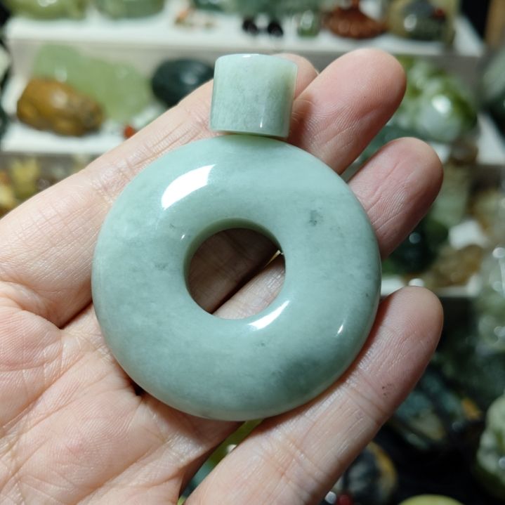 岫玉平安扣未镶嵌