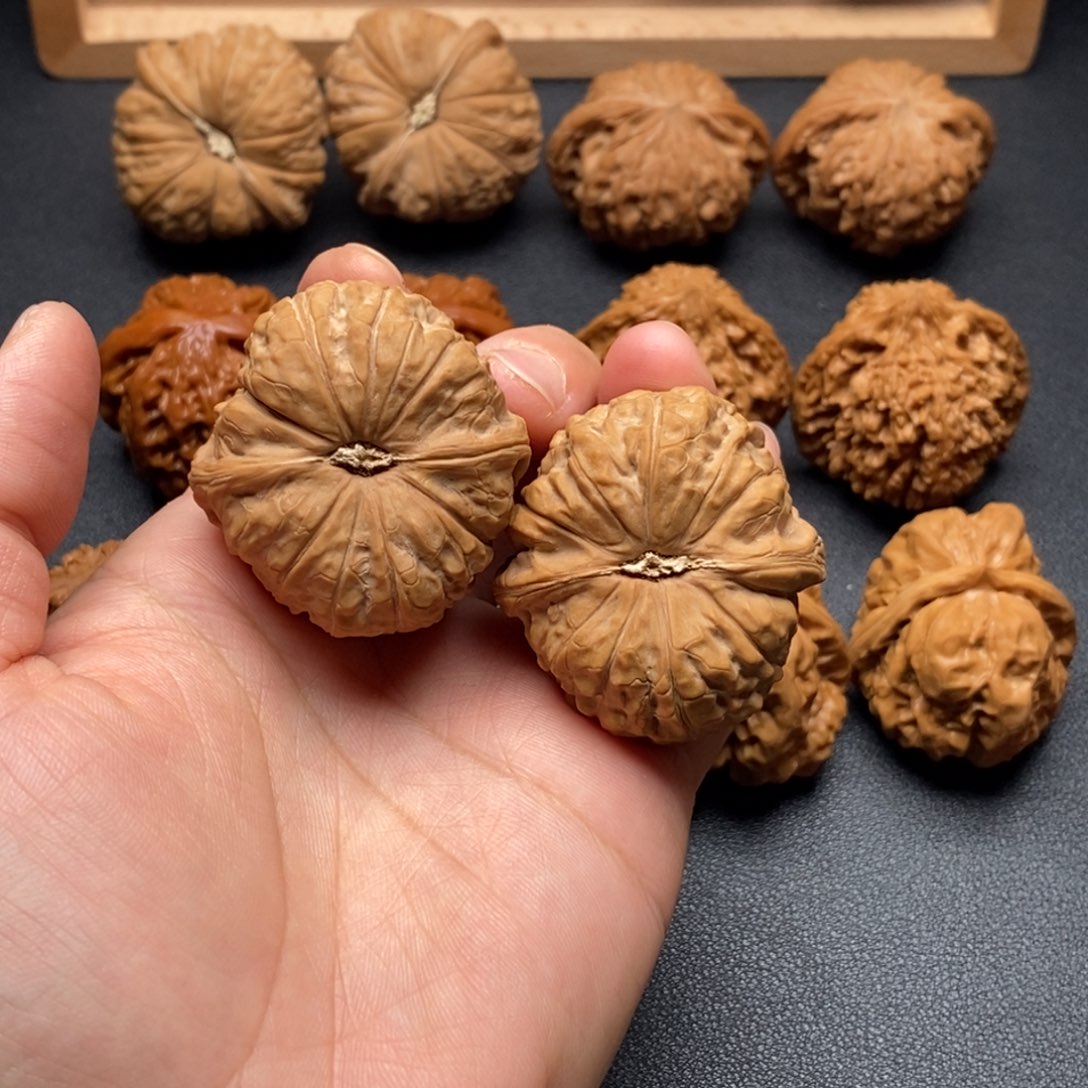 把件文玩核桃边42肚44南瓜敦