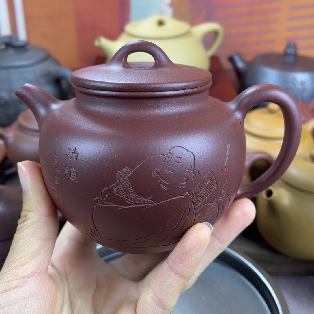 紫砂茶壶宜兴紫砂壶微瑕划痕