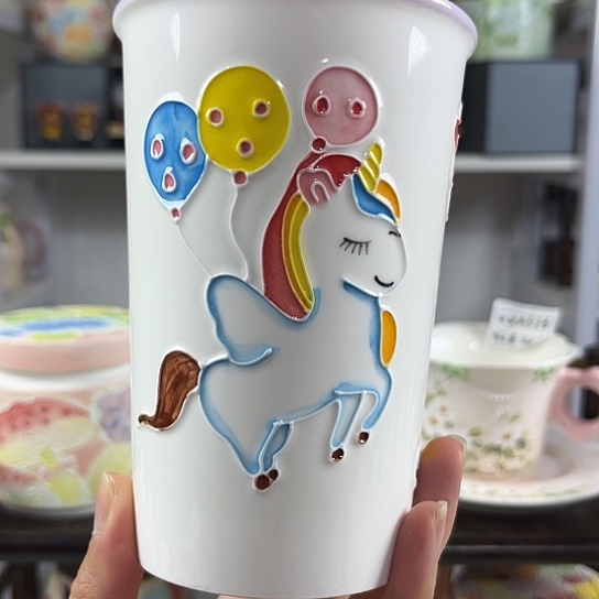 手绘高温釉下彩陶瓷