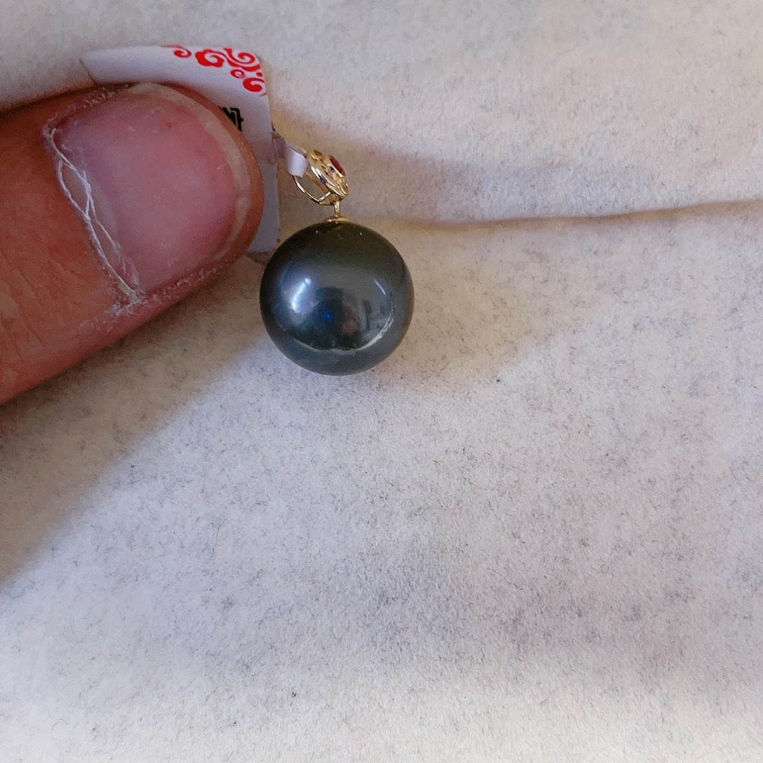 海水珍珠颈饰18K金镶嵌