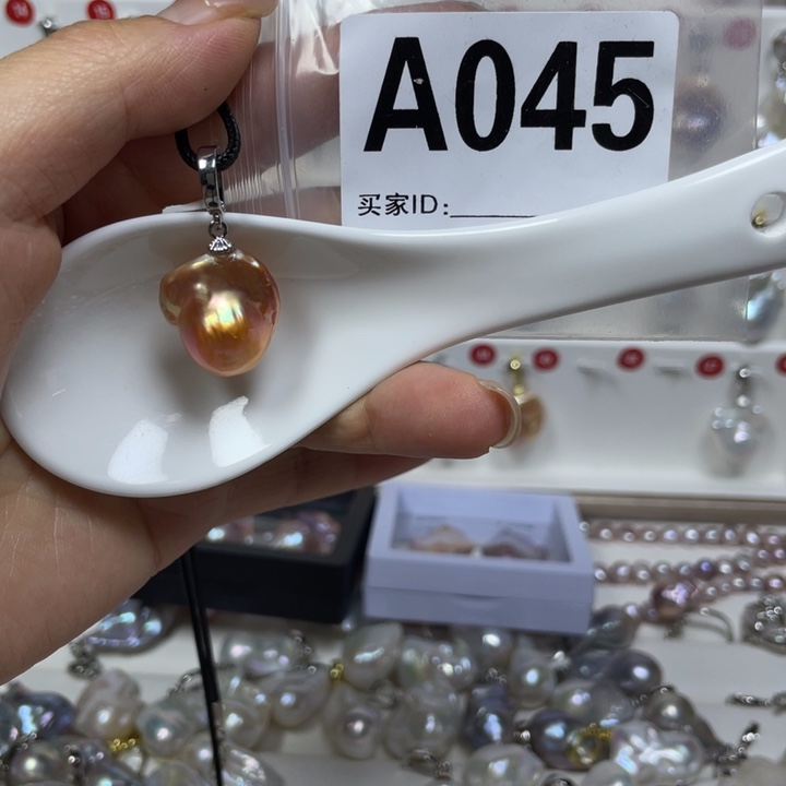 淡水珍珠巴洛克银S925镶嵌