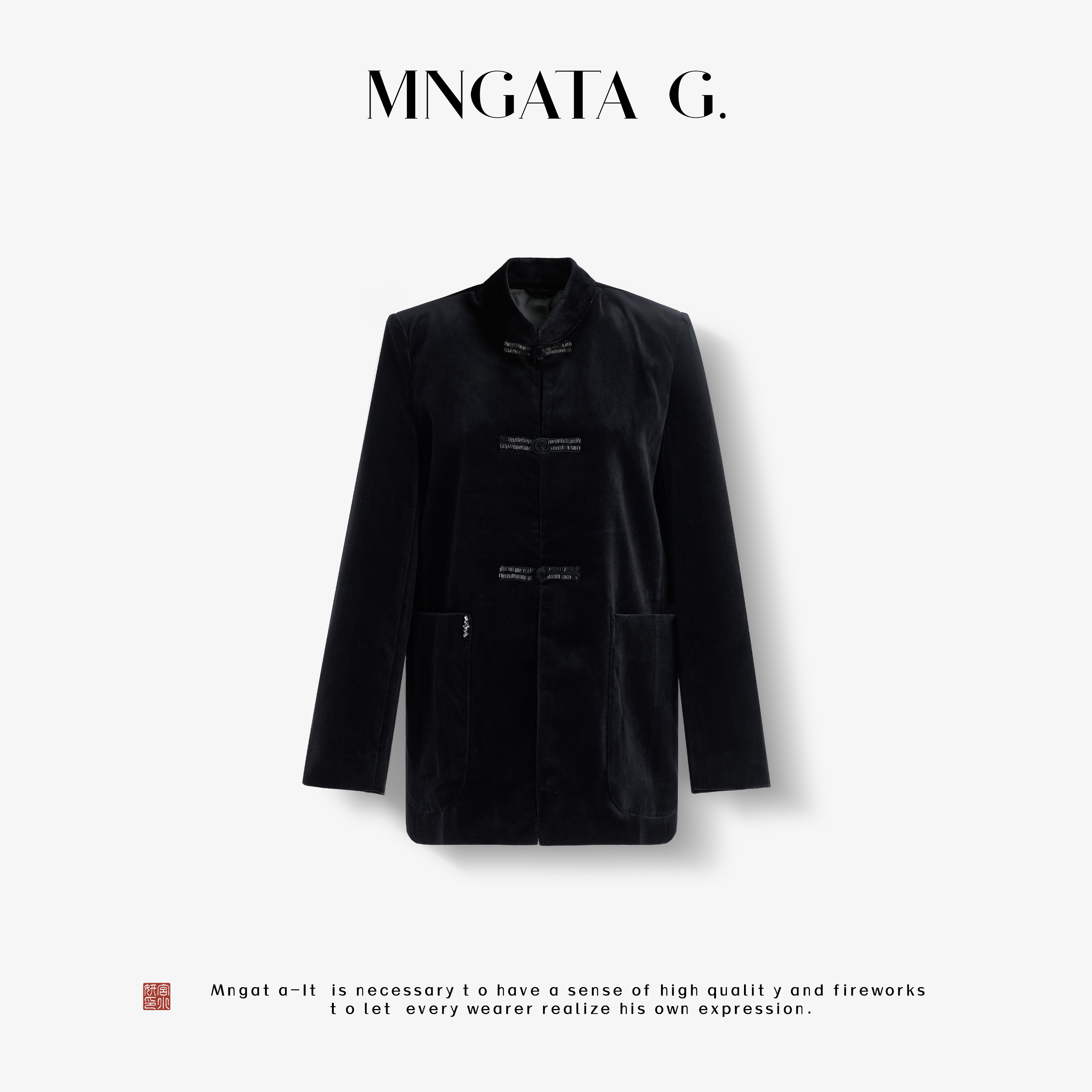 MNGATA G.宫小妍【棉·古道西风】纯棉早秋新中式中国风外套5082197