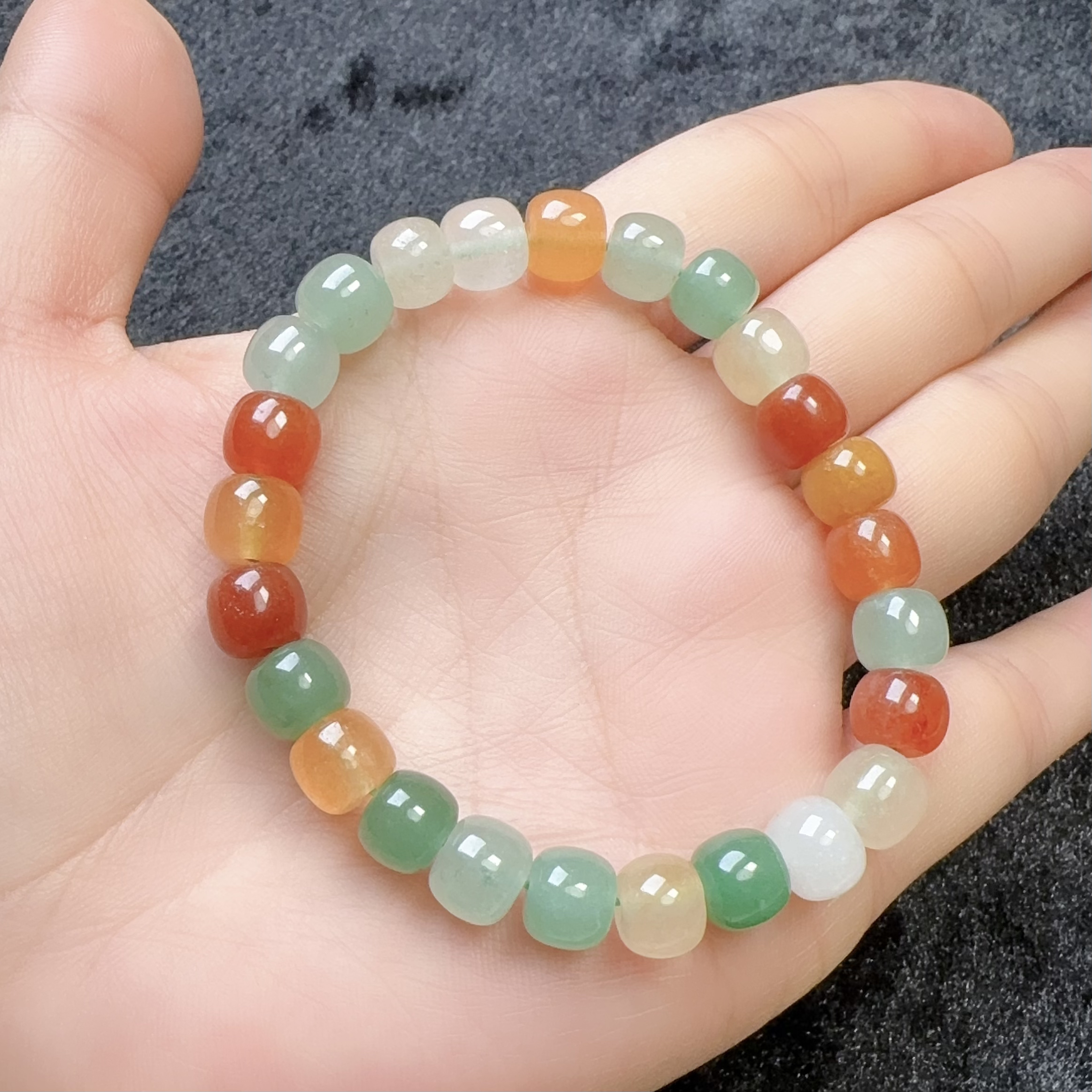 天然东陵玉多宝手串多样性发货