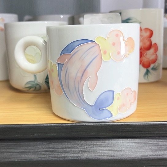 手绘高温釉下彩陶瓷