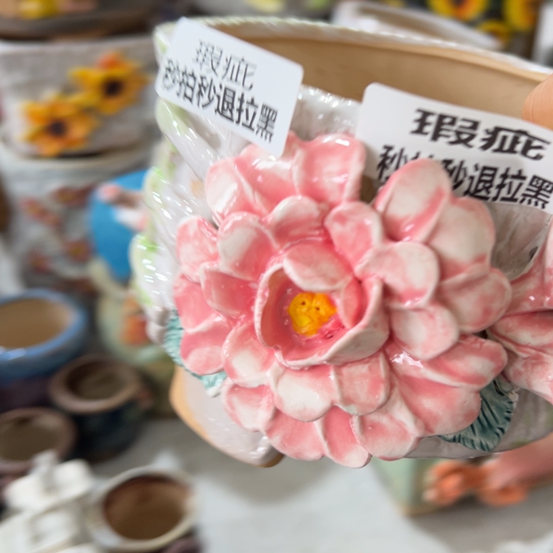 瑕疵1295 多肉花盆，满20发货爱退款拉黑