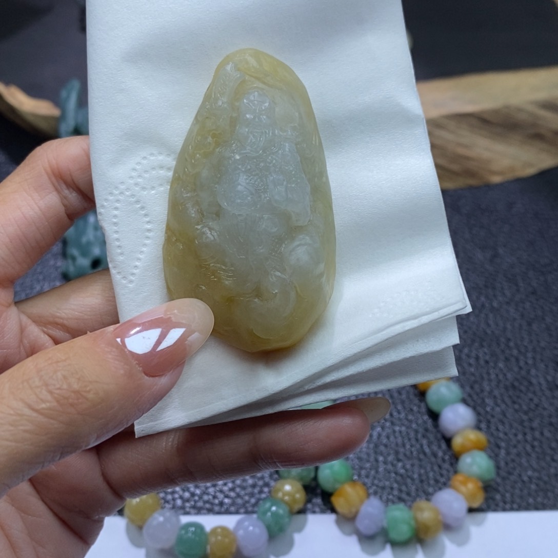 定制翡翠未镶嵌狗***子