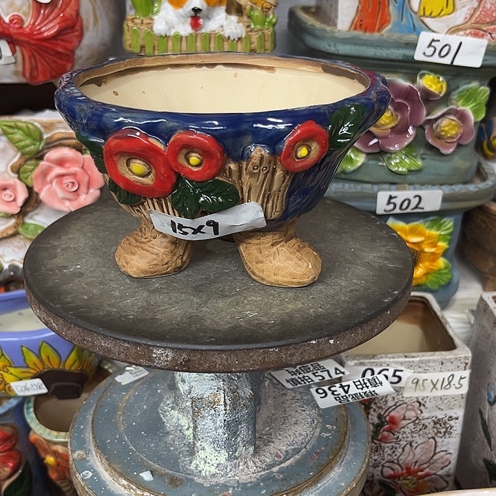 粗陶材质多肉花盆