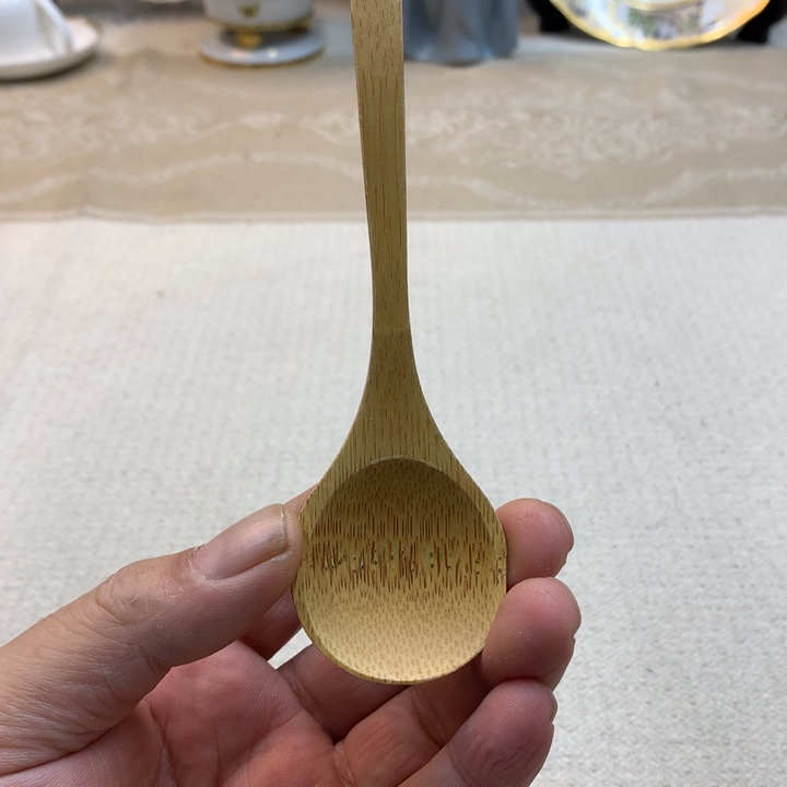 瓷片竹子汤勺一个