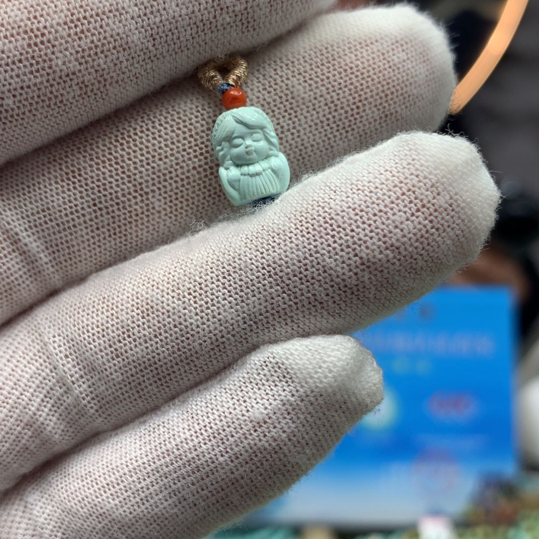 绿松石挂件未镶嵌