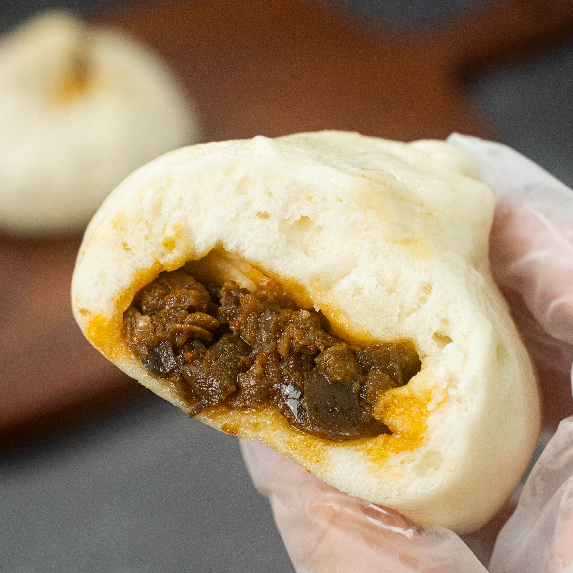 甘家风味肉末茄子包顺丰冷链80g大包子营养健康速食早餐包子