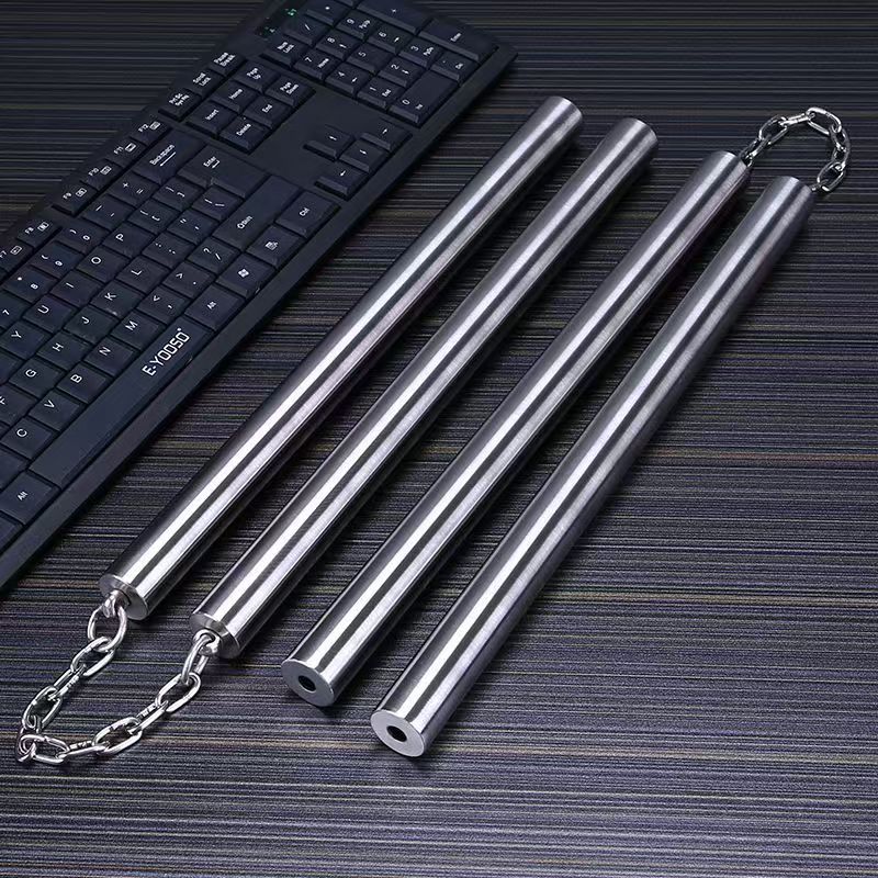 不锈钢双节棍多种重量可选适合武术训练表演