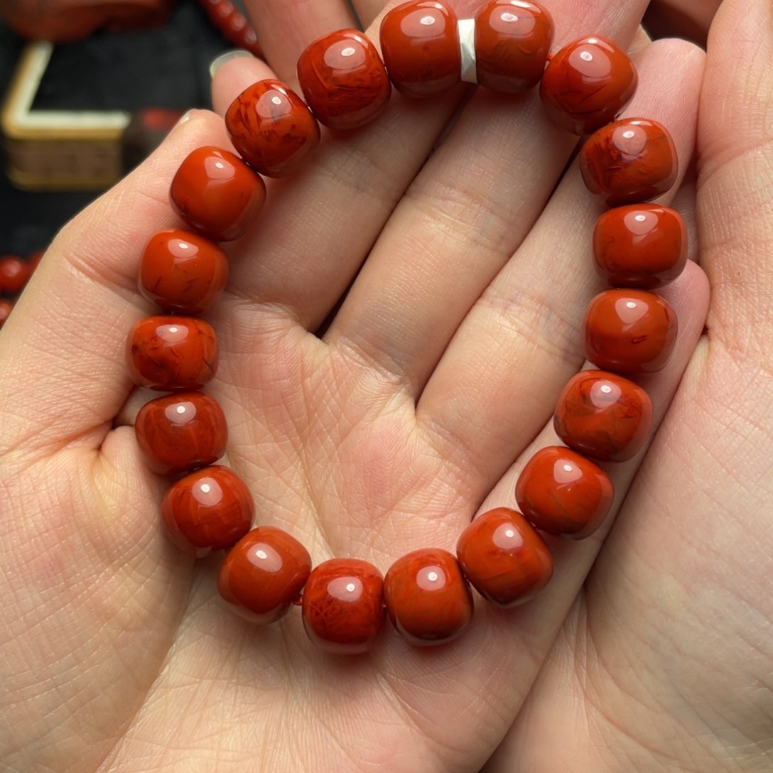 南红玛瑙颈饰未镶嵌东*妈