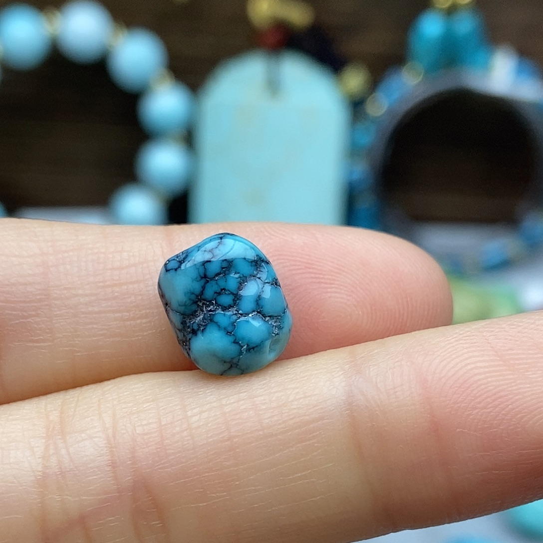 绿松石未镶嵌雾霾蓝随行