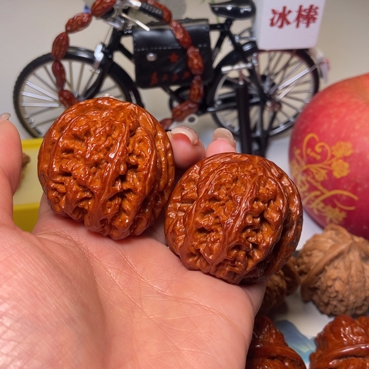 吊坠文玩核桃粗筋43尺