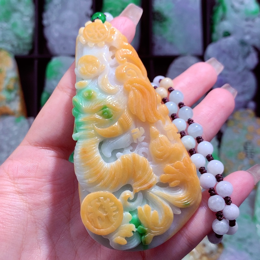 【闪购商品】翡翠颈饰未镶嵌挂件