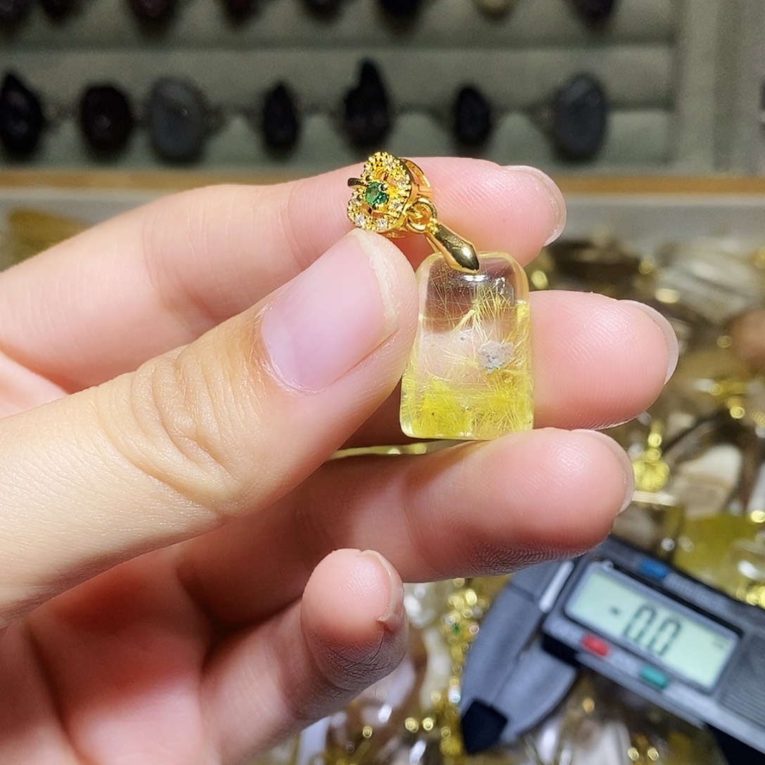 银S925镶嵌紫晶颈饰