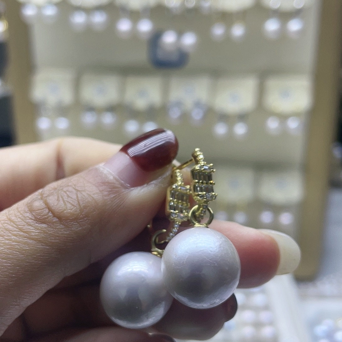 淡水珍珠戒指银S925镶嵌