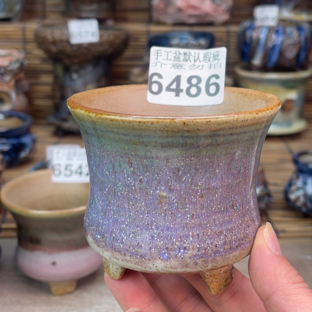 手工花盆默认瑕疵完美者勿拍