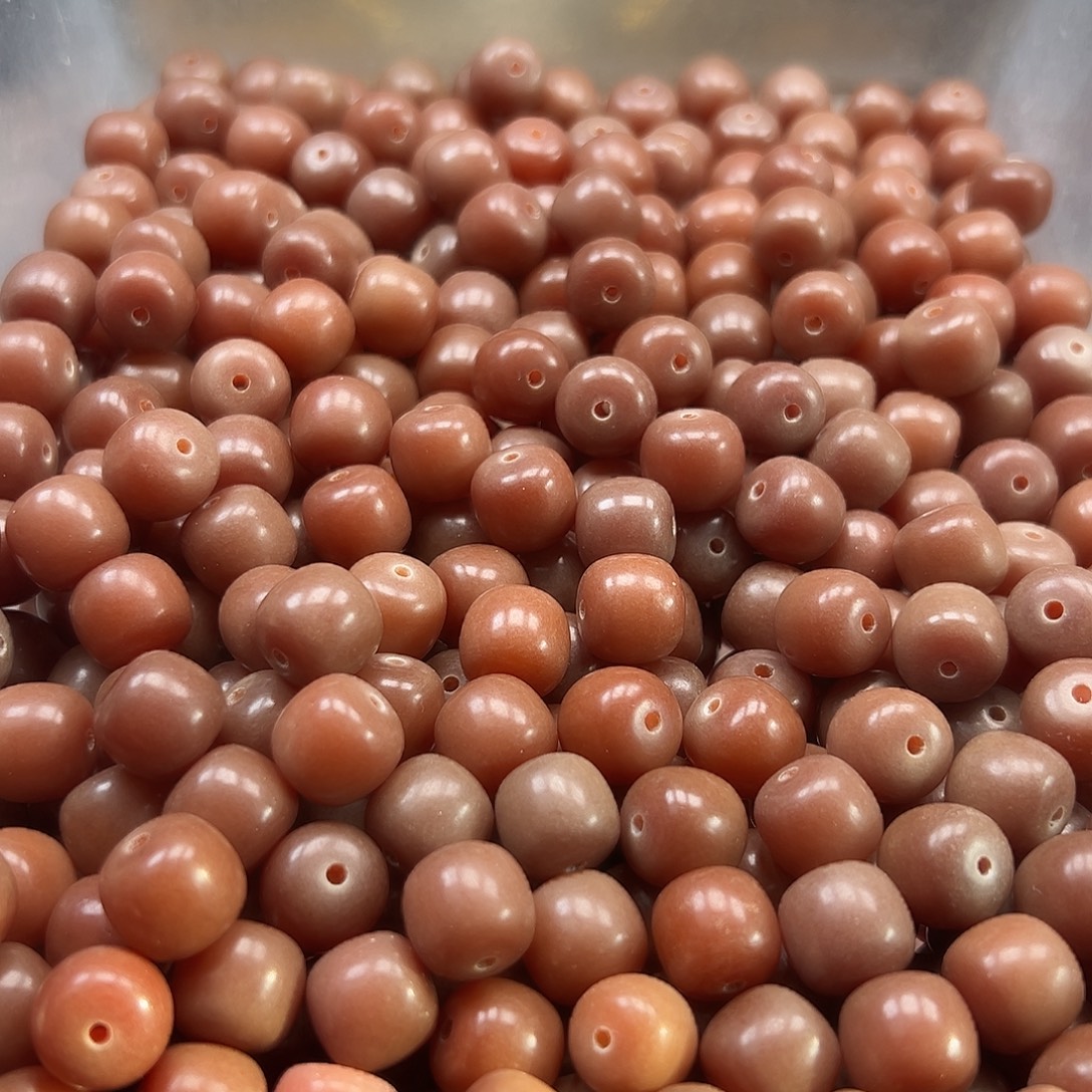 菩提根/象牙果手串卡12老料太妃糖500颗