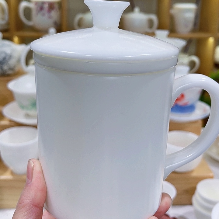 高冰素烧三件套办公杯400