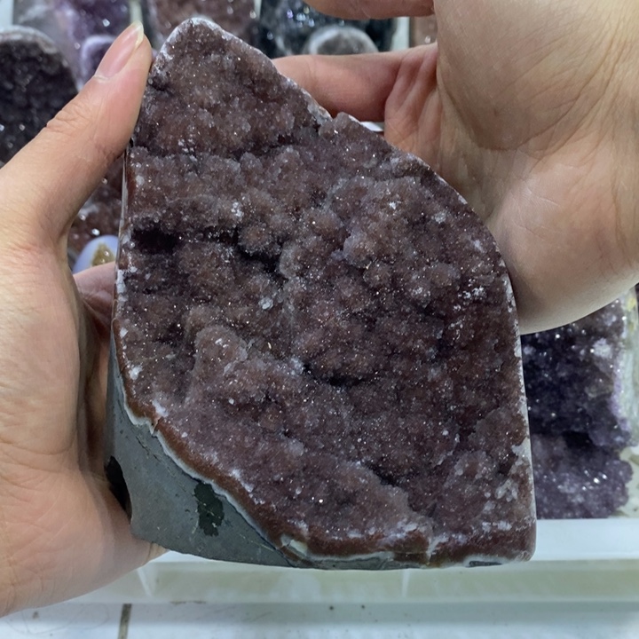 紫晶摆件摆件未镶嵌
