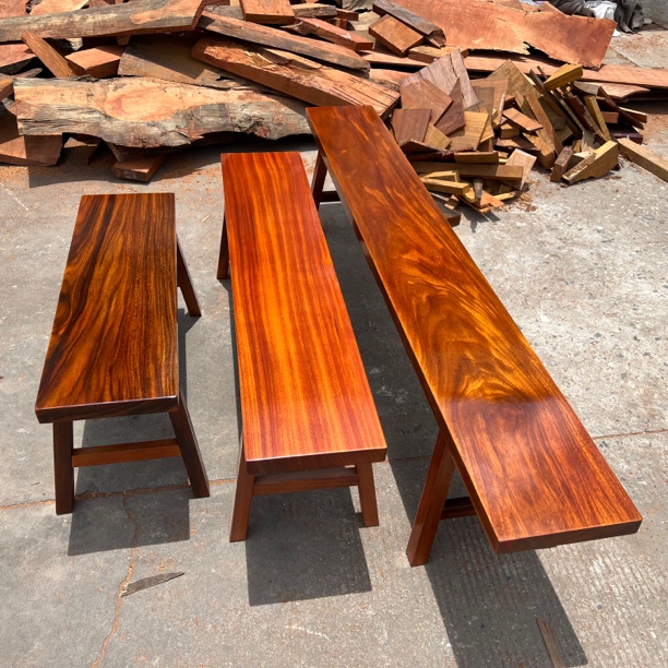 非洲黄檀木80条凳一把原木整板整切无拼接无贴皮