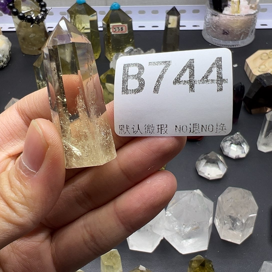 清***静珠宝半成品未镶嵌水晶