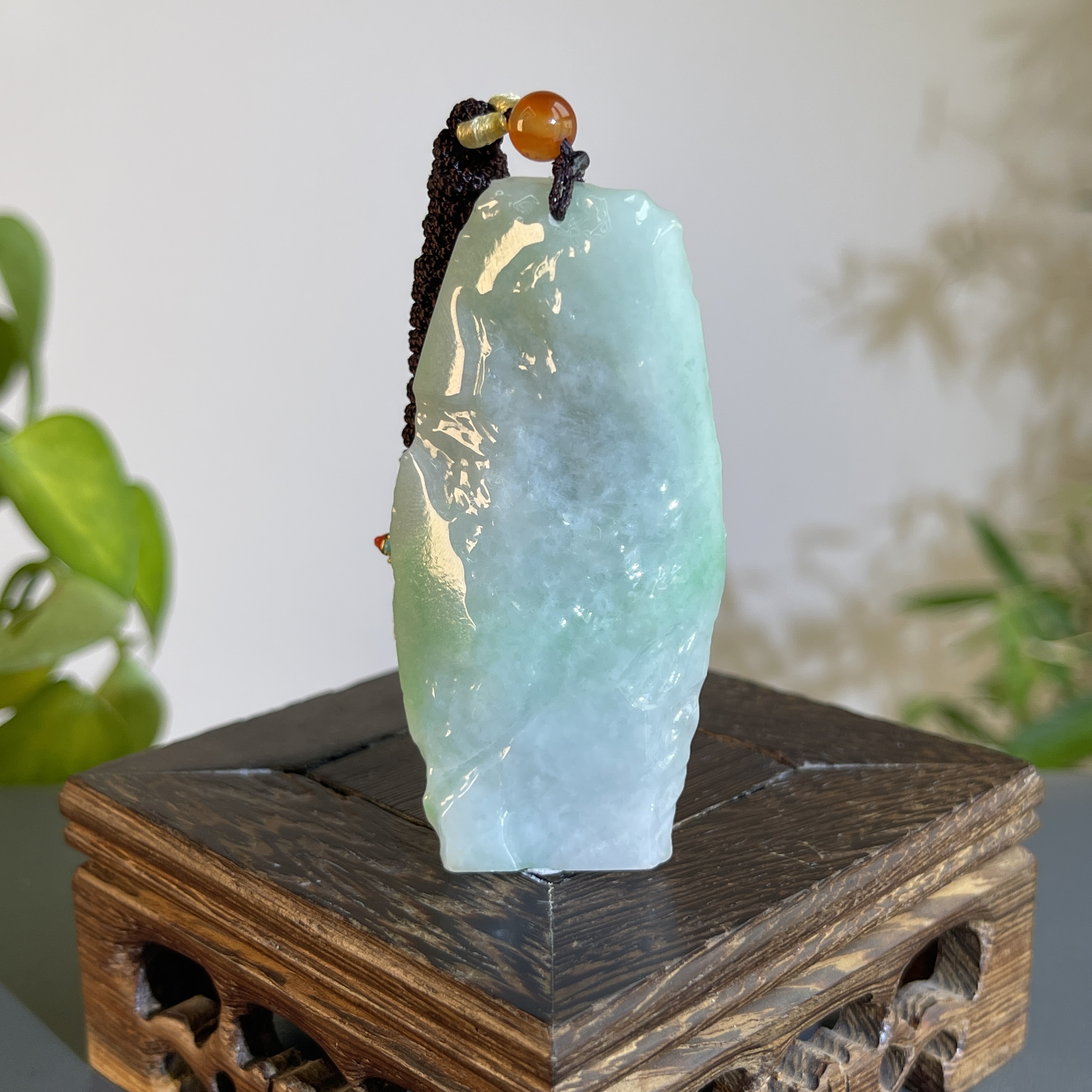 JTA15-30  精品天然翡翠A货原石吊坠