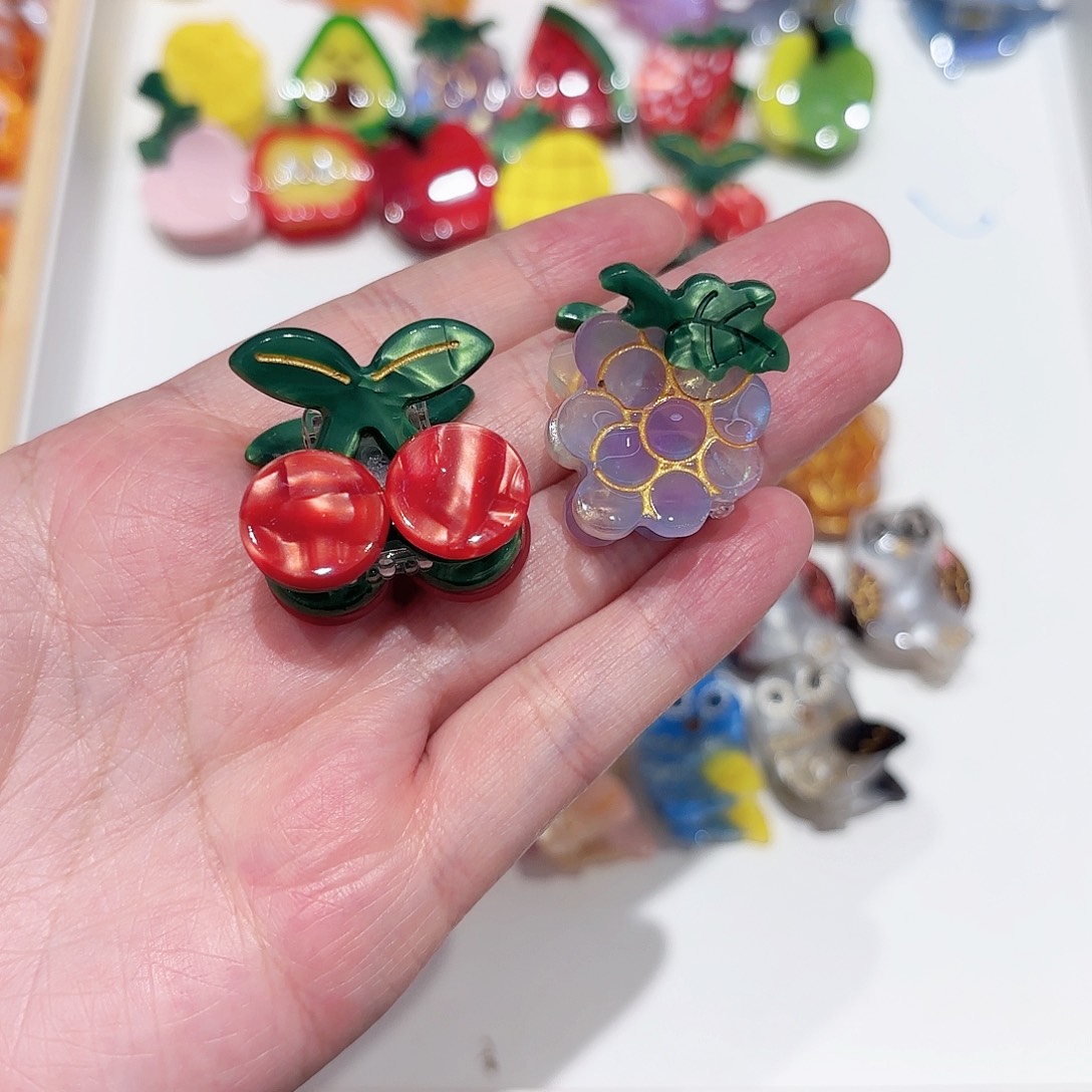 布艺铁合金2个刘海抓