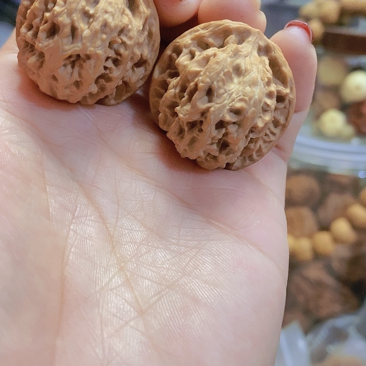 【闪购商品】文玩核桃把件30.5迷你苹果