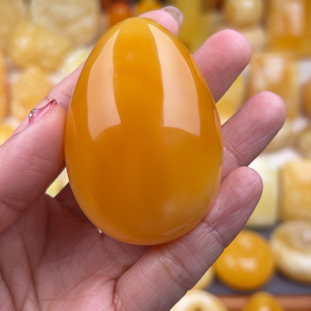 琥珀颈饰未镶嵌纯天然琥珀蜜蜡无优化