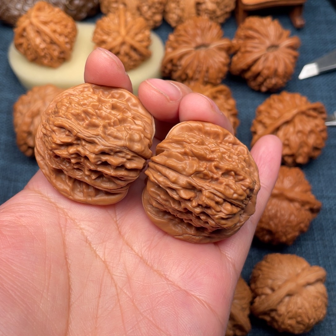 A***N把件文玩核桃40山地楼全品