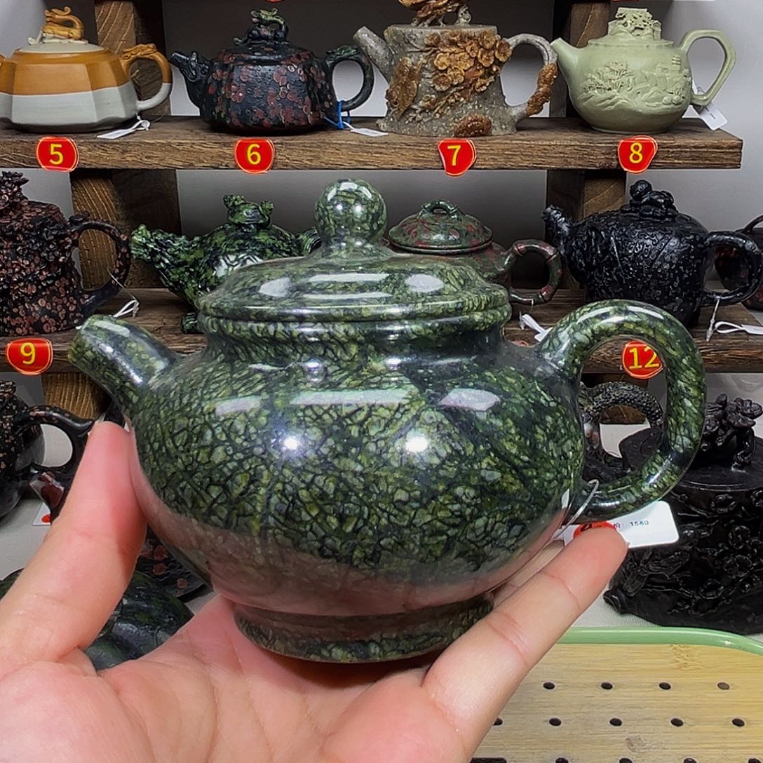 藏玉药王石掇只壶260cc